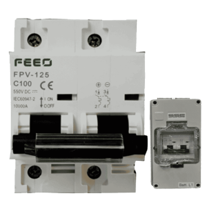 DC Trennschalter FEEO FPV-125 100A 550VDC + IP66...