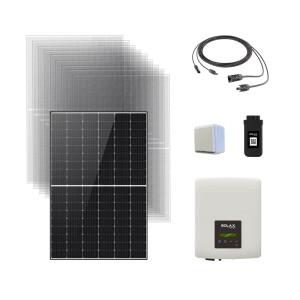 3300W Plug & Play Solaranlage mit Solax Wechselrichter, Aufputzsteckdose, WiFi-Modul